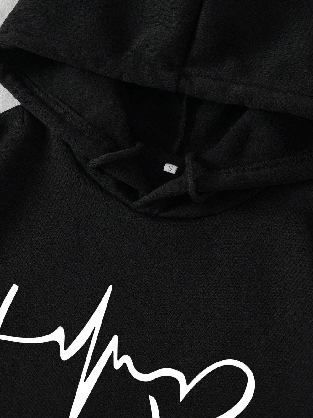 Faith Hope Love Letter Graphic Women Hoody Street Casual Loose Sweatshirt