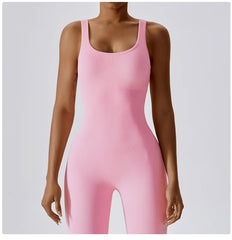 Women's Yoga One Piece Tracksuit Jumpsuit Seamless Sportswear Yoga Suit Gym