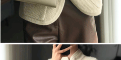 Autumn Winter Thickened 100% Cashmere Wool Cardigan Women Stand Neck