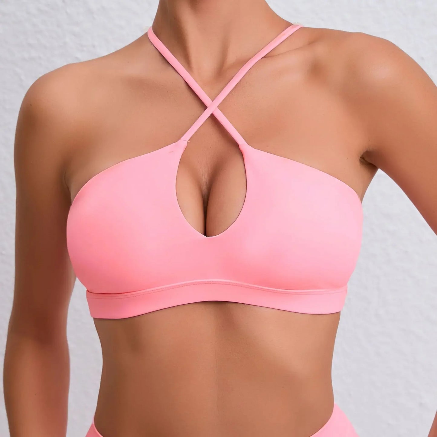 Beautiful Back Sports Bra for Women Gym Yoga Bra Cross