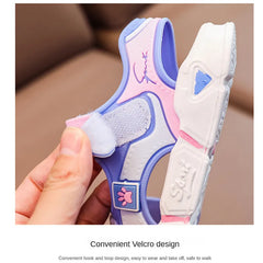 Children Sandals Summer Cartoon Soft Sole Anti Slip Boys Sandals Fashionable Girls