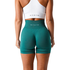 Solid Seamless Shorts Women Soft Workout Tights Fitness Outfits Yoga Pants Gym Wear