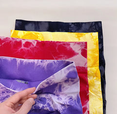 Women Tie Dye Gym Leggings Seamless Yoga Pants Scrunch Sports Fitness Tights