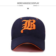 Men Women's Baseball Cap Summer Cotton Hat Embroidery Snapback Hip-Hop Cap