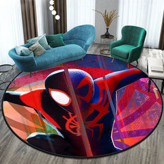 Spider man the hottest movie cartoon Round Carpet for Living Room Rugs Camping Picnic