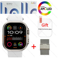 New Smartwatch Official Original Hello Watch 5 Plus ULTRA 3 49mm HD AMOLED 4G ROM NFC GPT Compass Bluetooth Call Clock Men Women