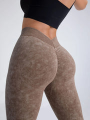 Push Up High Waist Sports Leggings Stretch Athletic Women Pants Seamless