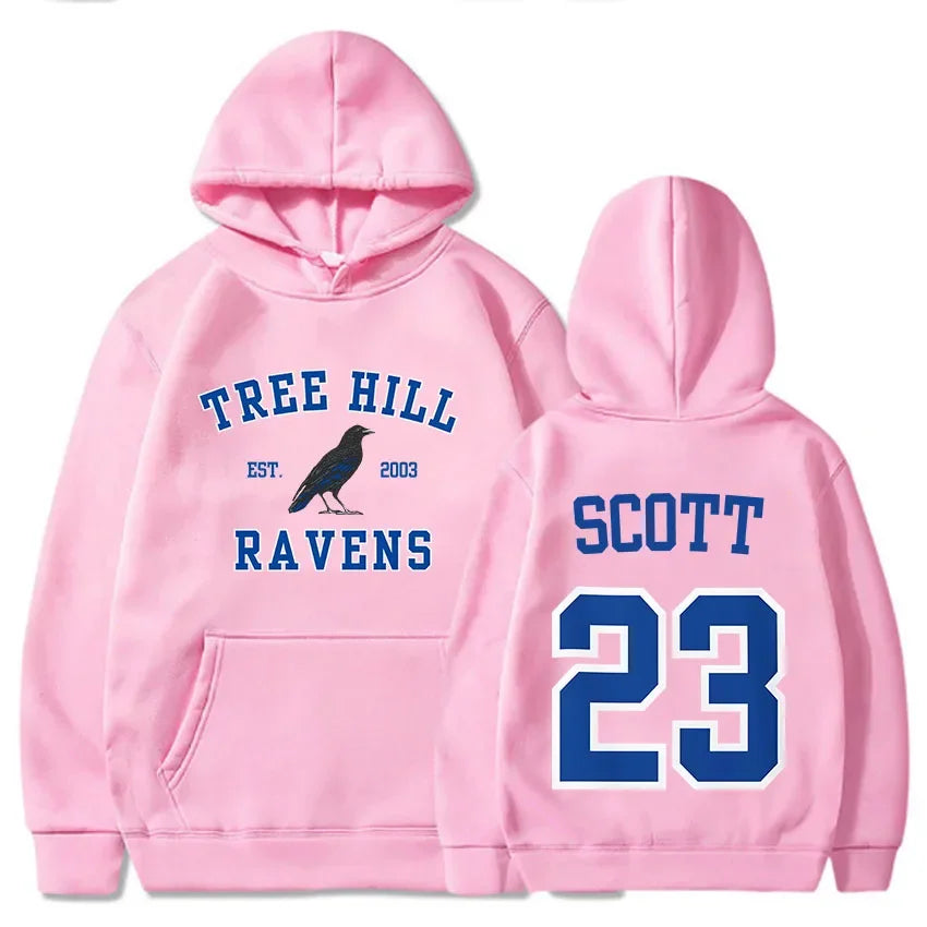 Women Hoodies TREE HILL RAVENS Scott23 Graphic Sweatshirts with Pocket Keith