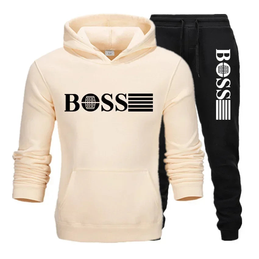 2025 Autumn/Winter fitness sets, men's and women's casual sets, paired with fashionable hooded sweatshirts and sweatpants
