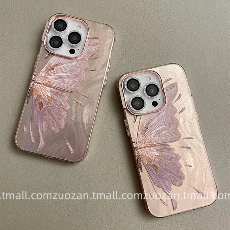 Phone Case For iPhone 16 Pro Max 15 14 13 12 11 Plus Fashion Hard Shockproof Bumper Cover