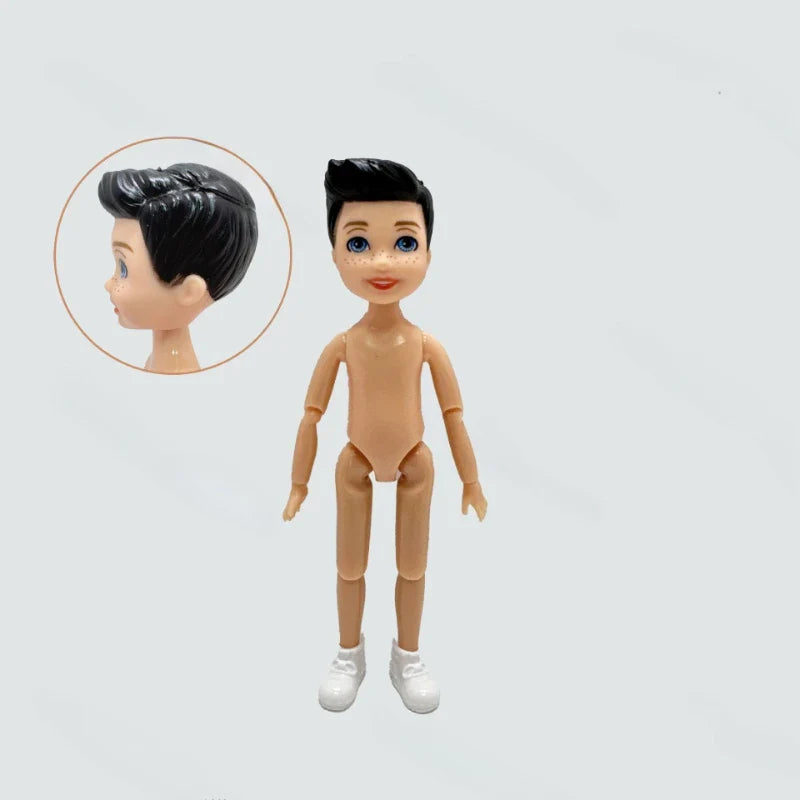 5-Inch Little Doll Normal Skin 15cm Height Girl Dress Up Toy for Children Gift