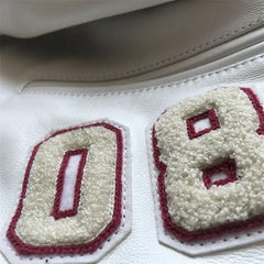Men's spring and autumn baseball uniform Y2K retro trend leather jacket heavy