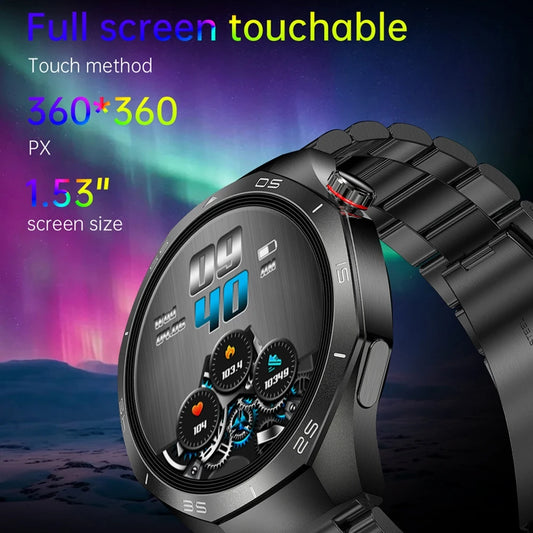 2025 NEW Watch GT5 PRO Smartwatch GPS Motion Trajectory HD Screen Bluetooth Call NFC Men Smart Watch Outdoor Sport Watches Men