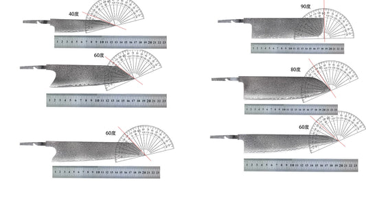 Damascus Steel Full Tang Knife Blade Kitchen Chef Knife Blades Blank DIY Handmade