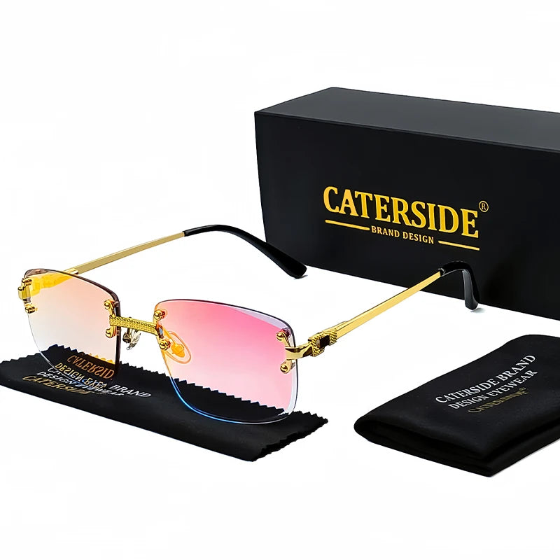 Sunglasses Men Women UV400 Small Gradient Sun Glasses For Men