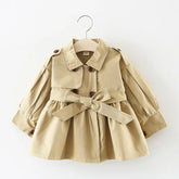 Baby Trench Coat Cotton Autumn Spring Baby Girl Clothes Kids Jackets for Girls Coats