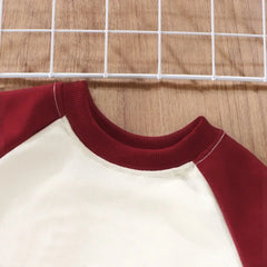 PAW Patro Print Kids Sport Clothes Sets Spring Fall Boys Spliced Sweatshirt 2-piece Suit Kids O Neck Hoodies Trousers 2pcs Set