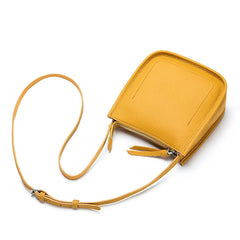 Women Genuine Leather One Shoulder Bucket Bag Luxury Cowhide Crossbody Bag