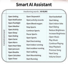 KUMI KU7 Meta 2.01″ High-definition Screen Smart Watch Bluetooth Call Heart Rate Measurement Oximetry Offline Intelligent Voice