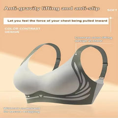 Push-up Bra Women Gathered Up Soft Support Adjustable Underwear Anti-sagging