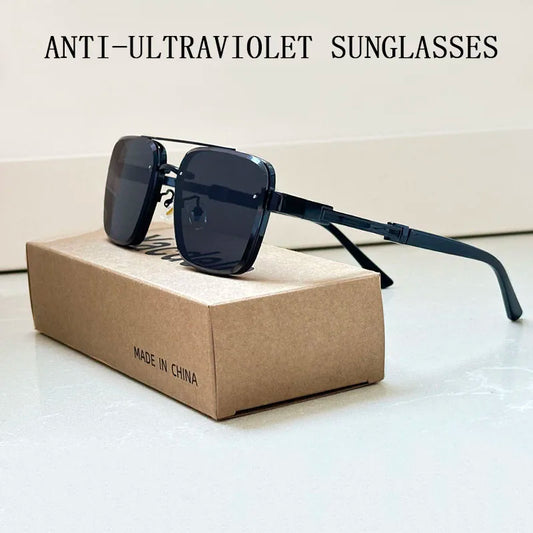 2025 Square Sunglass Men Luxury Vintage Sunglasses Women Trendy Retro Fashion Glasses Gafas De Sol Hombre Lunette Soleil Femme