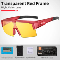 Cycling Glasses Fit Over Myopic Sunglasses UV 400 Polarized Fishing Bike