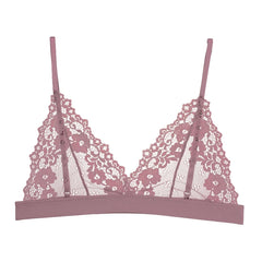 Bra For Woman Lace Thin Underwear Female Unlined Transparent Bras For Women