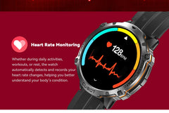 Cubot X3, Sport Waterproof Smartwatch, 1.73-inch AMOLED Display, Bluetooth Calls, 900mAh Battery, Blood Oxygen, Fitness Tracker