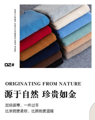 Pure Wool Sweater Men's Autumn Winter O-Neck Pullovers Business Casual