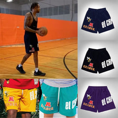 Shorts Gym Mens Fitness Sports Casual Basketball Shorts Running Mesh Short Pants