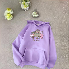 The Cat Hoodie Women Fashion Kawaii Harajuku Sweatshirt Female Cartoon Clothes Coats