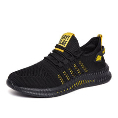 Sneakers Men Summer Breathable Shoes For Men Big Size Black White Casual