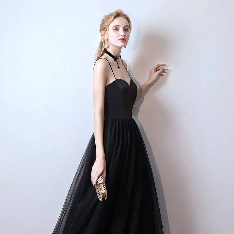 Homecoming Dresses: Black Sweetheart Prom Party Dress
