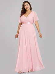 Evening wear Dresses: Women Plus Size Evening Dresses Long Elegant