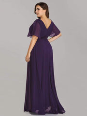 Evening wear Dresses: Women Plus Size Evening Dresses Long Elegant