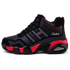 Winter Leather Boots Men Waterproof Men Sneakers Warm Trekking Work