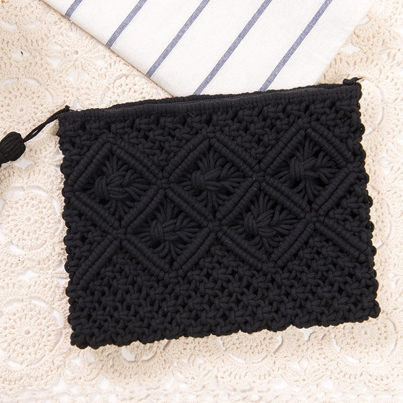 Women Bohemian Style Straw Woven Day Clutches Bags Fashionable