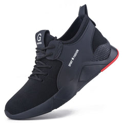 Safety Work Shoes Men Anti-Smashing Indestructible Steel Toe Cap