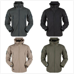 Men's jacket Outdoor Soft Shell Fleece Men's And Women's Windproof