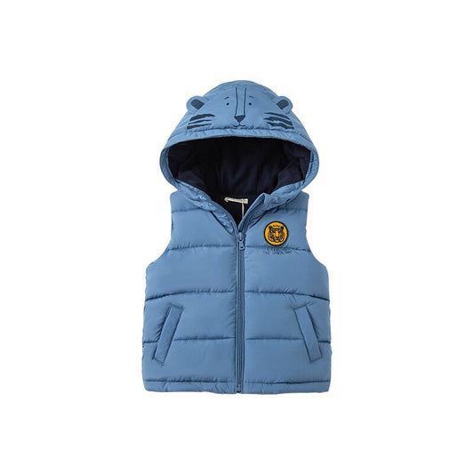 Winter Baby Boys casual cartoon pockets hooded coat children