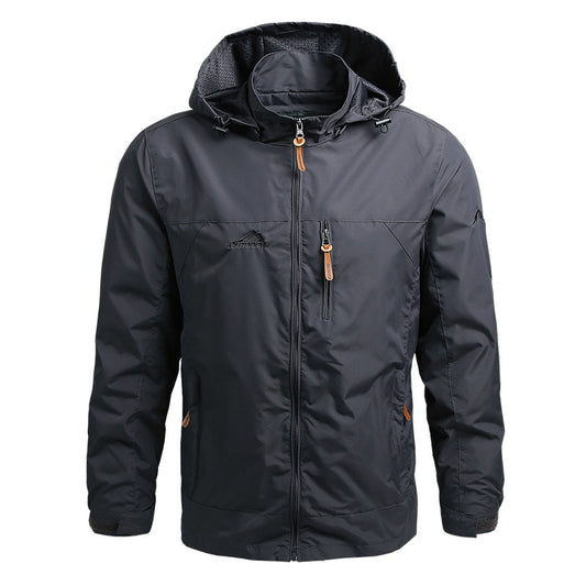Men Waterproof Jackets Hooded Coats Male Outdoor Outwears Windbreaker