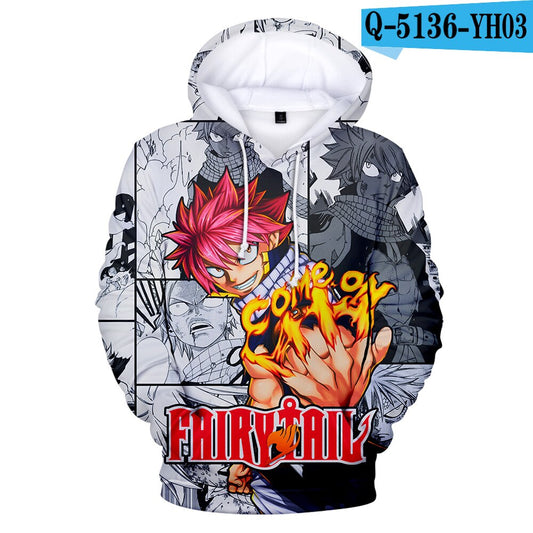 Fairy Tail Hoodies 3D Anime Men Women Sweatshirt Clothing