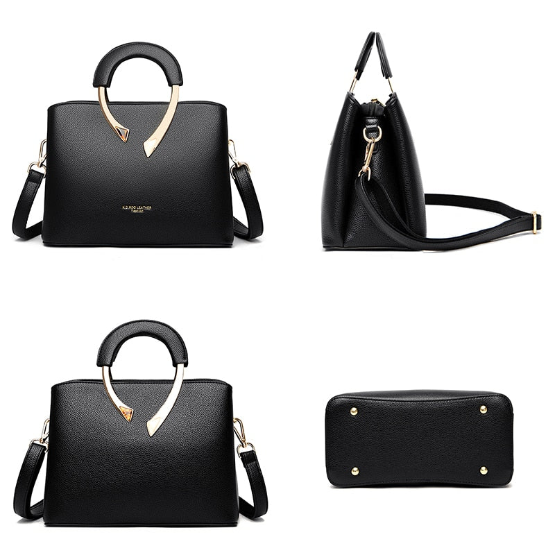 High Quality Leather Casual Crossbody Shoulder Bags for Women