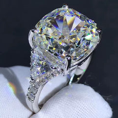 Classic Solid 925 Sterling Silver 3EX Cushion Cut 6CT VVS D Color