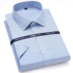 Summer Pure Cotton Non Iron Mens Dress Shirts