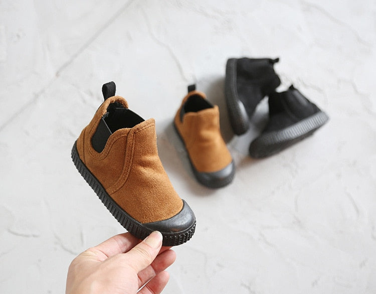 Winter Girl Short Boot Children Outdoor Ankle Boots Anti Slippery Kids