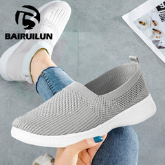 Women Shoes Knitting Sock Women's Sneakers Slip On Shoes