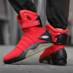 RayZing Men Boots Back To The Future USB Rechargeable Led Shoes for Man