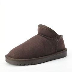 Nature wool real fur mini ankle winter Casual women snow boots