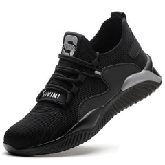 Safety Work Shoes Men Anti-Smashing Indestructible Steel Toe Cap